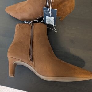 Brown Suede Ankle Boots
